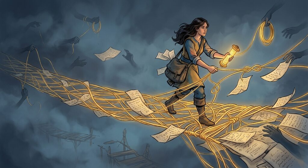 AI-generated editorial illustration for 'The Ties That Carry'